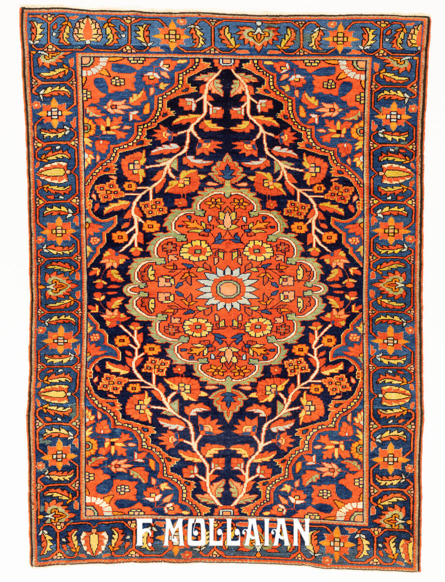 Antique Rug Mishan Dark Field n°:320165